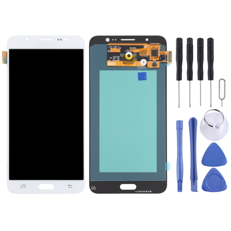 OLED LCD Screen for Samsung Galaxy J7 (2016) SM-J710 With Digitizer Full Assembly (White) - free shipping - PMc TechLife - Order now!
