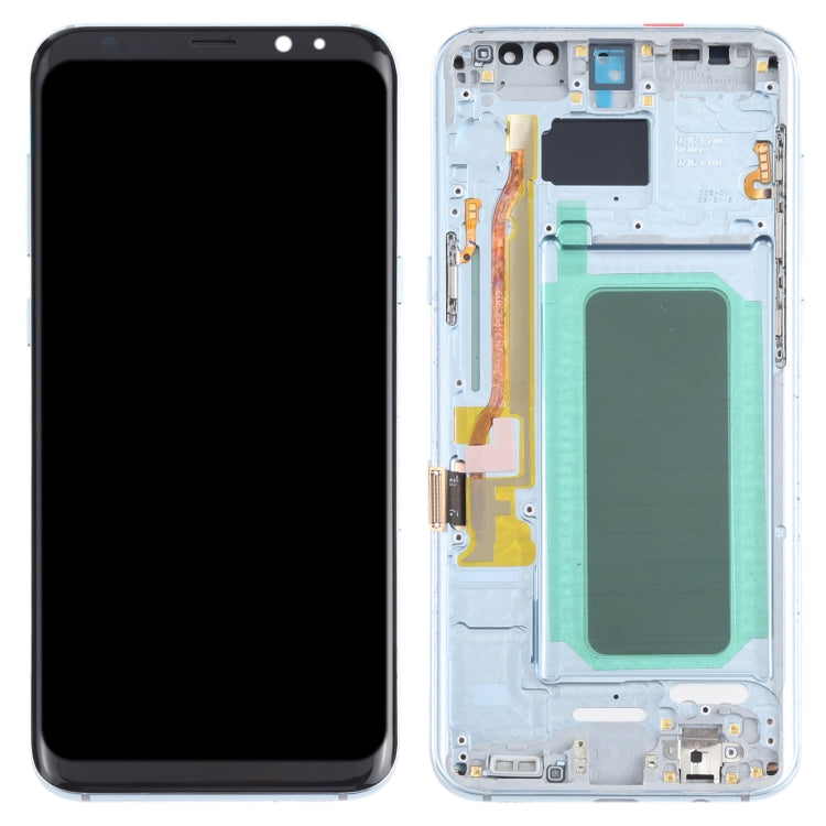 OLED LCD Screen for Samsung Galaxy S8+ SM-G955 With Digitizer Full Assembly with Frame (Blue) - free shipping - PMc TechLife - Order now!