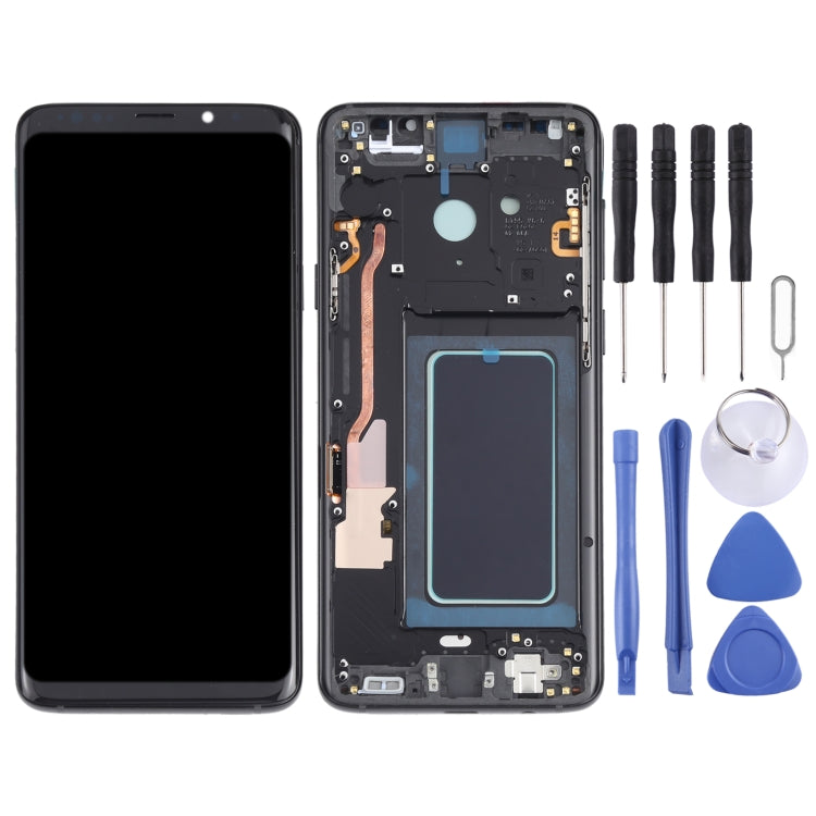 OLED LCD Screen for Samsung Galaxy S9+ SM-G965 Digitizer Full Assembly with Frame (Black) - free shipping - PMc TechLife - Order now!