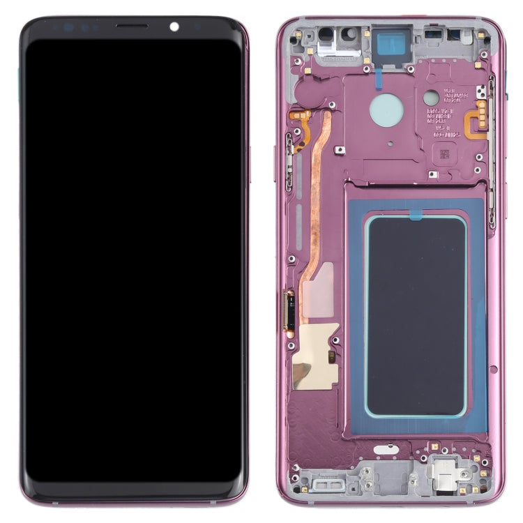 OLED LCD Screen for Samsung Galaxy S9+ SM-G965 Digitizer Full Assembly with Frame (Purple) - free shipping - PMc TechLife - Order now!