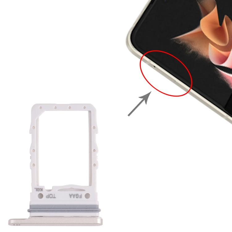 For Samsung Galaxy Z Flip3 5G SM-F711 Original SIM Card Tray (Silver) - free shipping - PMc TechLife - Order now!