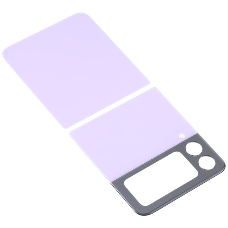 For Samsung Galaxy Z Flip3 5G SM-F711B Glass Battery Back Cover (Purple) - free shipping - PMc TechLife - Order now!