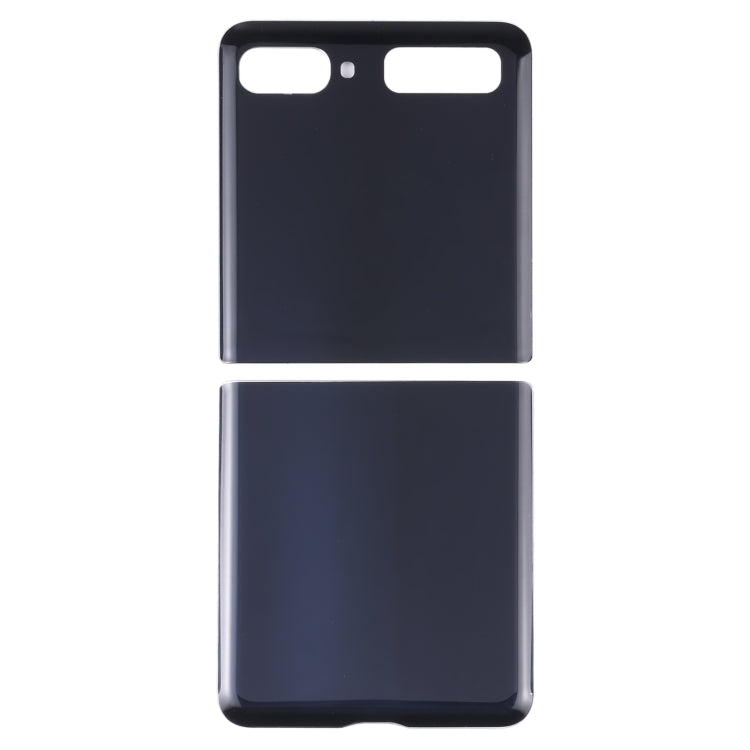 For Samsung Galaxy Z Flip 4G SM-F700 Glass Battery Back Cover (Black) - free shipping - PMc TechLife - Order now!
