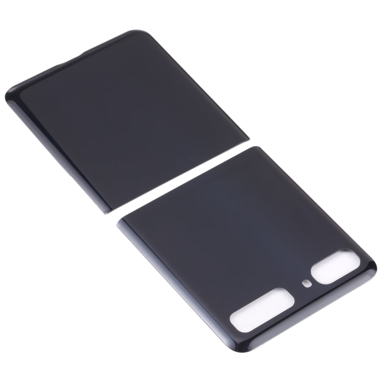 For Samsung Galaxy Z Flip 4G SM-F700 Glass Battery Back Cover (Black) - free shipping - PMc TechLife - Order now!