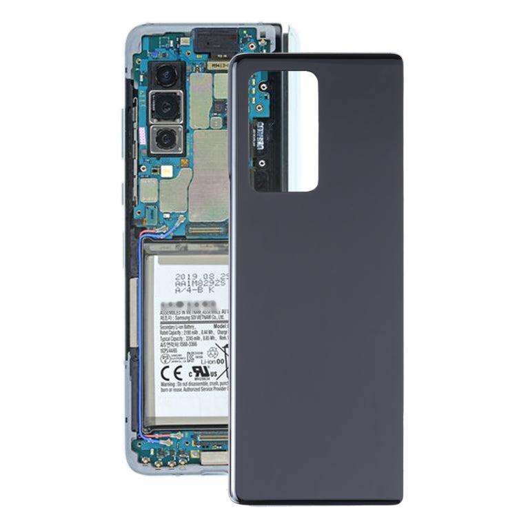 For Samsung Galaxy Z Fold2 5G SM-F916B Glass Battery Back Cover (Black) - free shipping - PMc TechLife - Order now!