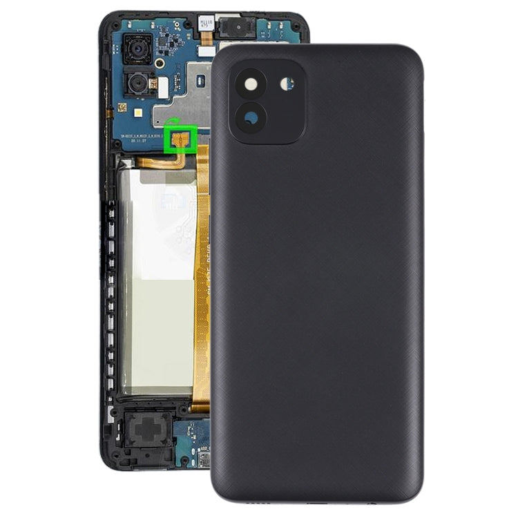 For Samsung Galaxy A03 SM-A035F Battery Back Cover (Black) - free shipping - PMc TechLife - Order now!