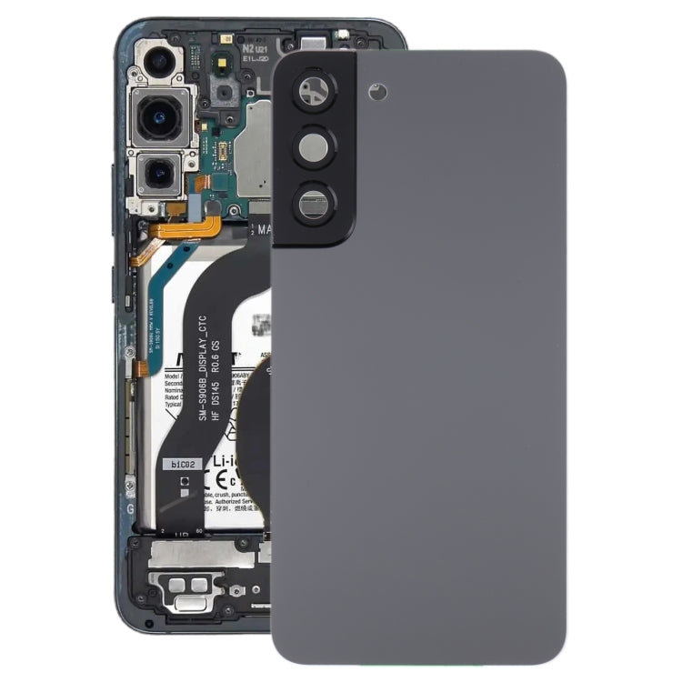 For Samsung Galaxy S22+ 5G SM-S906B Battery Back Cover with Camera Lens Cover (Grey) - free shipping - PMc TechLife - Order now!