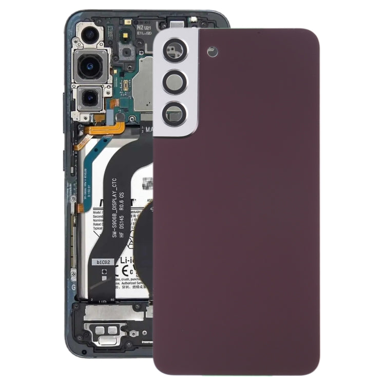 For Samsung Galaxy S22+ 5G SM-S906B Battery Back Cover with Camera Lens Cover (Purple) - free shipping - PMc TechLife - Order now!