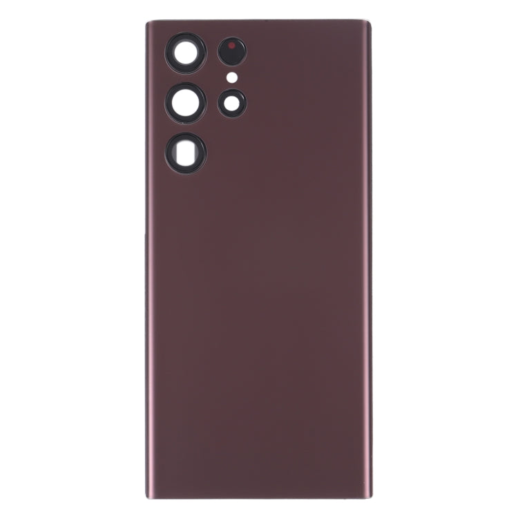 For Samsung Galaxy S22 Ultra 5G SM-S908B Battery Back Cover with Camera Lens Cover (Purple) - free shipping - PMc TechLife - Order now!