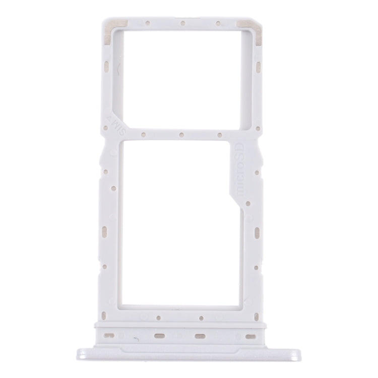For Samsung Galaxy Tab A8 10.5 2021 SM-X200/X205 SIM Card Tray + SIM Card Tray / Micro SD Card Tray (White) - free shipping - PMc TechLife - Order now!