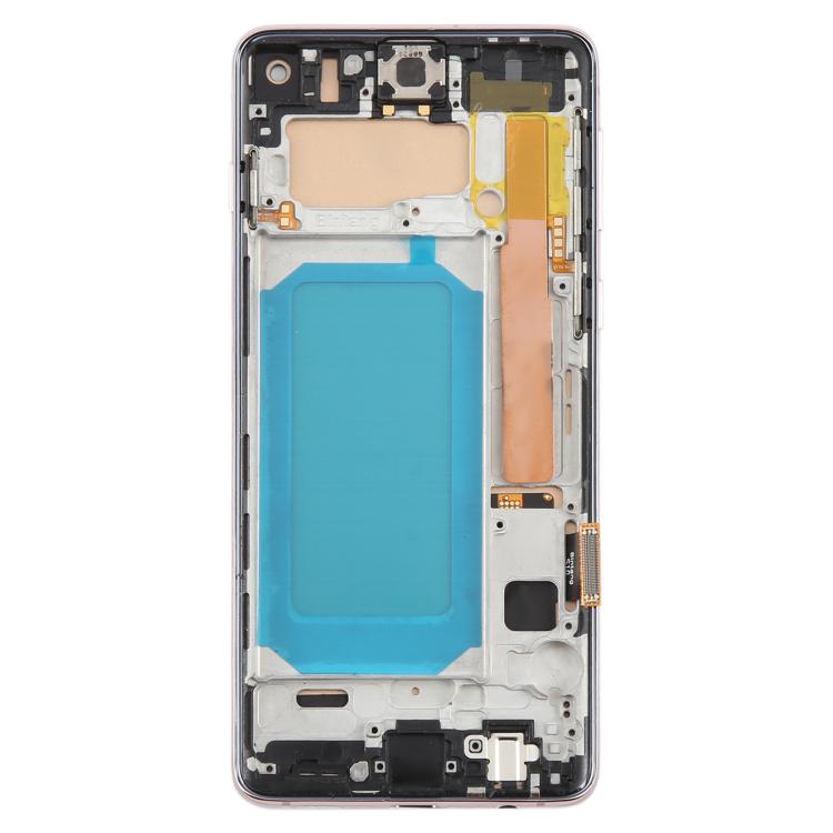For Samsung Galaxy S10 4G SM-G973F 6.05 inch TFT LCD Screen Digitizer Full Assembly with Frame, Not Supporting Fingerprint Identification(Gold) - free shipping - PMC TechLife - Order now!