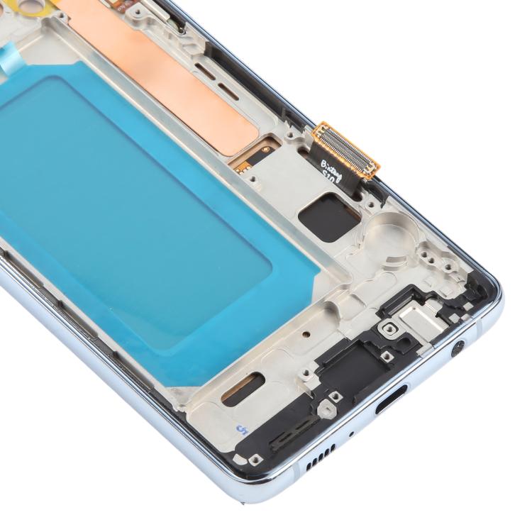 For Samsung Galaxy S10 4G SM-G973F 6.05 inch TFT LCD Screen Digitizer Full Assembly with Frame, Not Supporting Fingerprint Identification(Blue) - free shipping - PMC TechLife - Order now!