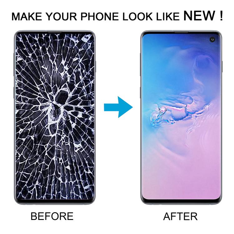 For Samsung Galaxy S10 4G SM-G973F 6.05 inch TFT LCD Screen Digitizer Full Assembly with Frame, Not Supporting Fingerprint Identification(Gold) - free shipping - PMC TechLife - Order now!