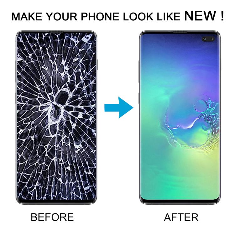 For Samsung Galaxy S10+ SM-G975F 6.38 inch TFT LCD Screen Digitizer Full Assembly with Frame, Not Supporting Fingerprint Identification(Blue) - free shipping - PMC TechLife - Order now!
