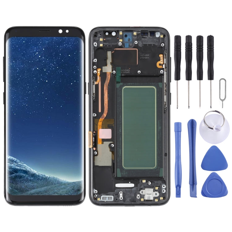 5.7 inch OLED LCD Screen For Samsung Galaxy S8 SM-G950 Digitizer Full Assembly with Frame - free shipping - PMc TechLife - Order now!