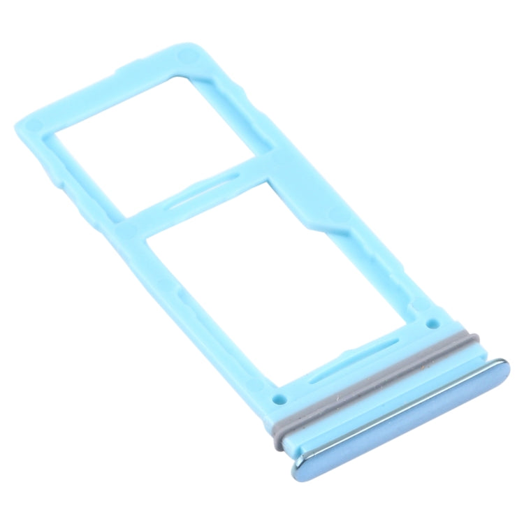 For Samsung Galaxy A72 SM-A725 SIM Card Tray + SIM Card Tray / Micro SD Card Tray (Blue) - free shipping - PMc TechLife - Order now!