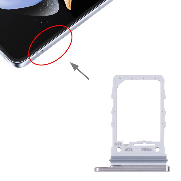 For Samsung Galaxy Z Flip4 SM-F721B Original SIM Card Tray (Silver) - free shipping - PMc TechLife - Order now!