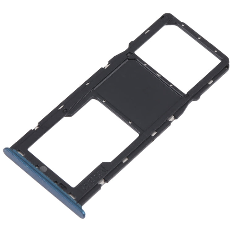 For Samsung Galaxy A03s SM-A037U Original SIM Card Tray + Micro SD card tray (Blue) - free shipping - PMc TechLife - Order now!