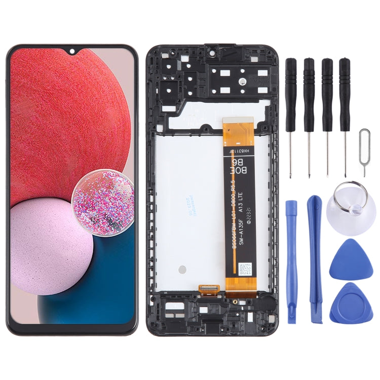 OEM LCD Screen For Samsung Galaxy A13 4G SM-A135 Digitizer Full Assembly with Frame - free shipping - PMc TechLife - Order now!