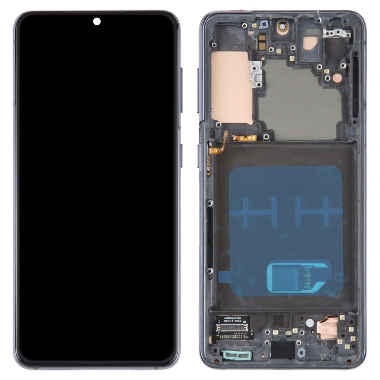 6.2 inch OLED Material LCD Screen for Samsung Galaxy S21 5G SM-G991B Digitizer Full Assembly With Frame (Black) - free shipping - PMc TechLife - Order now!