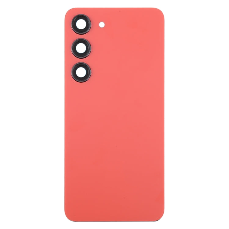 For Samsung Galaxy S23 SM-S911B OEM Glass Battery Back Cover with Camera Lens Cover(Red) - free shipping - PMc TechLife - Order now!