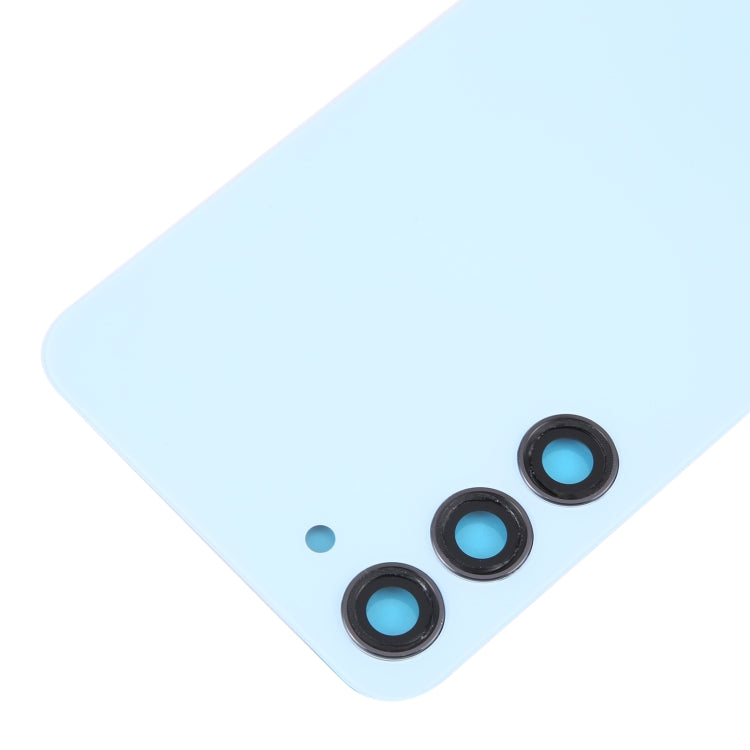For Samsung Galaxy S23+ SM-S916B OEM Glass Battery Back Cover with Camera Lens Cover(Blue) - free shipping - PMc TechLife - Order now!