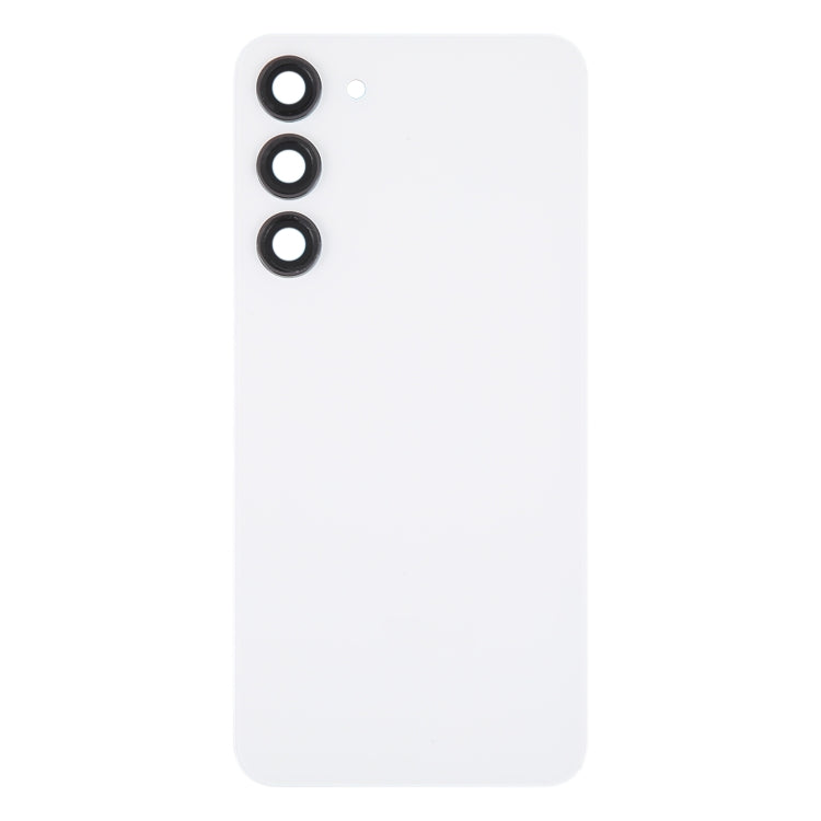 For Samsung Galaxy S23+ SM-S916B OEM Glass Battery Back Cover with Camera Lens Cover(White) - free shipping - PMc TechLife - Order now!