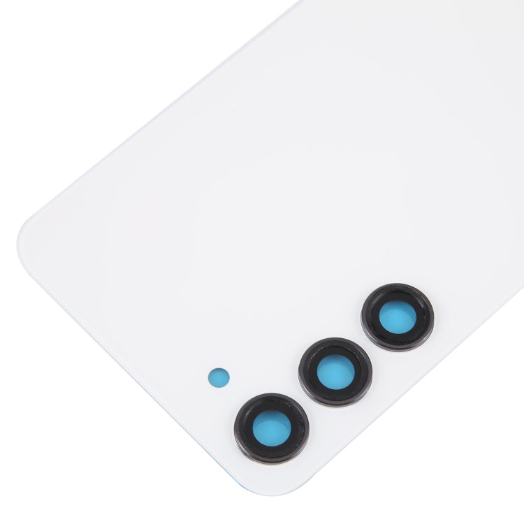 For Samsung Galaxy S23+ SM-S916B OEM Glass Battery Back Cover with Camera Lens Cover(White) - free shipping - PMc TechLife - Order now!