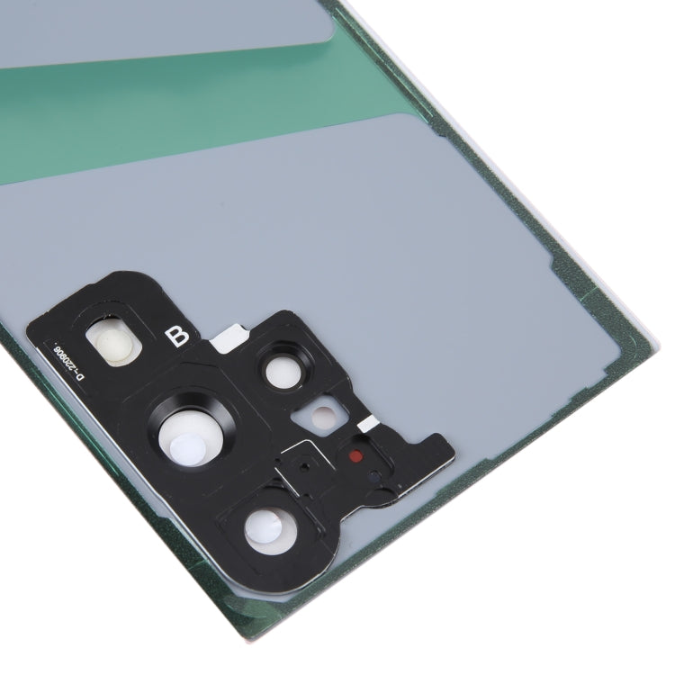 For Samsung Galaxy S23 Ultra SM-S918 Glass Battery Back Cover with Camera Lens Cover(Pink) - free shipping - PMc TechLife - Order now!