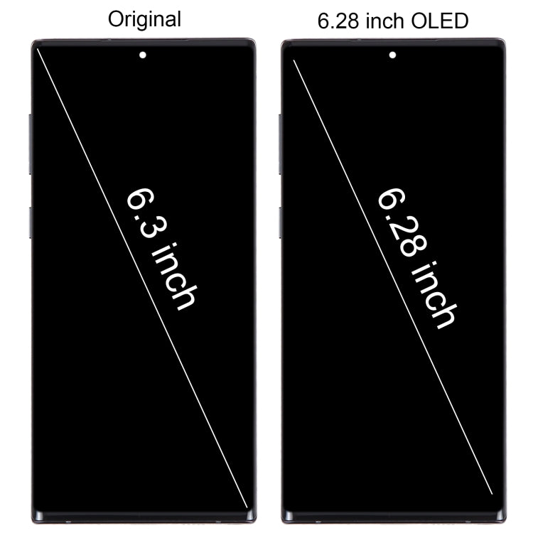 6.67 inch OLED LCD Screen For Samsung Galaxy Note10 SM-N970F Digitizer Full Assembly With Frame (Black) - free shipping - PMc TechLife - Order now!