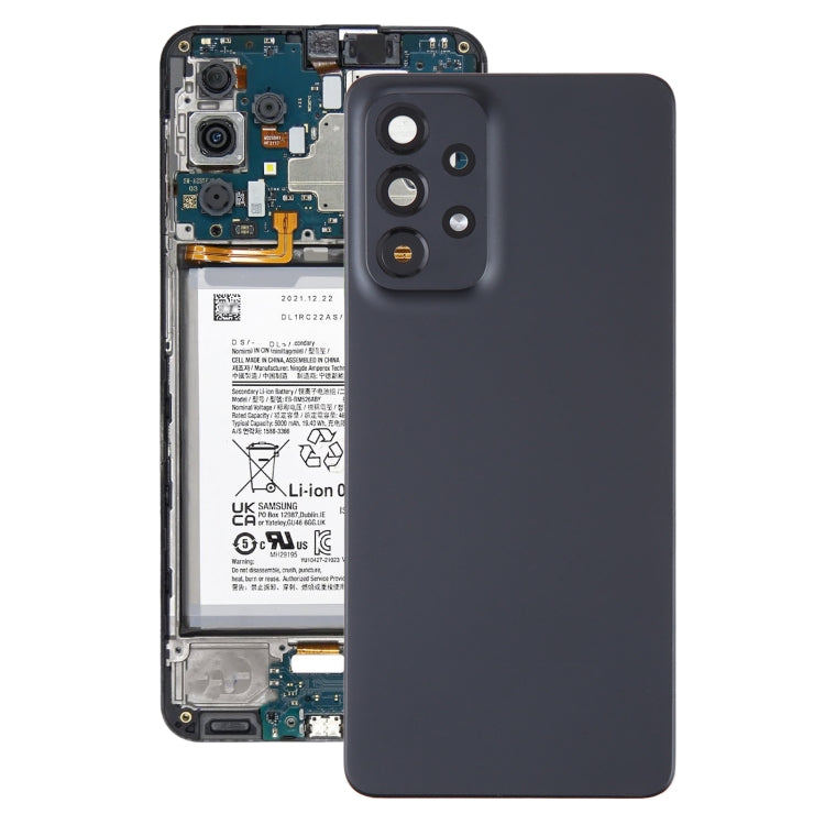 For Samsung Galaxy A33 5G SM-A336B Original Battery Back Cover with Camera Lens Cover(Black) - free shipping - PMc TechLife - Order now!