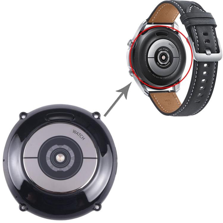 Original Back Cover With Heart Rate Sensor + Wireless Charging Module For Samsung Galaxy Watch 3 41mm SM-R850 (Black) - free shipping - PMc TechLife - Order now!