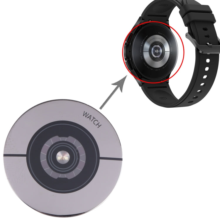 For Samsung Galaxy Watch4 Classic SM-R880 / R890 Original Glass Back Cover with Heart Rate - free shipping - PMc TechLife - Order now!