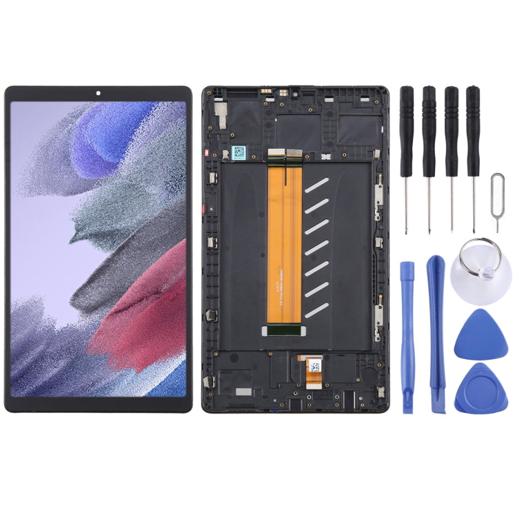 For Samsung Galaxy Tab A7 Lite SM-T220 WiFi Edition Original LCD Screen Digitizer Full Assembly with Frame (Black) - free shipping - PMc TechLife - Order now!