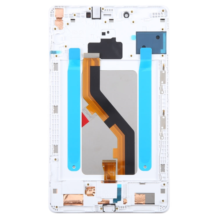 For Samsung Galaxy Tab A 8.0 2019 SM-T295 LTE Edition Original LCD Screen Digitizer Full Assembly with Frame (White) - free shipping - PMc TechLife - Order now!