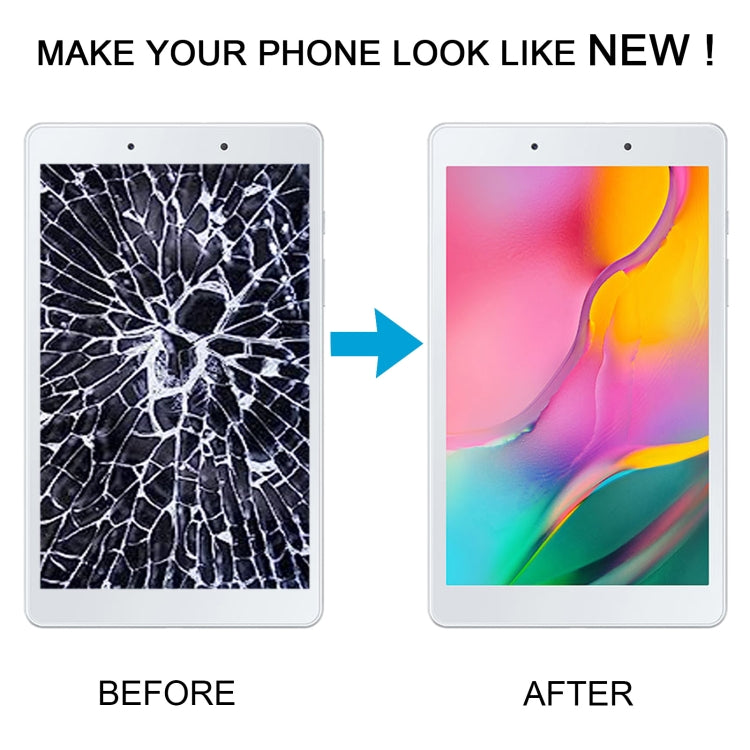 For Samsung Galaxy Tab A 8.0 2019 SM-T295 LTE Edition Original LCD Screen Digitizer Full Assembly with Frame (White) - free shipping - PMc TechLife - Order now!