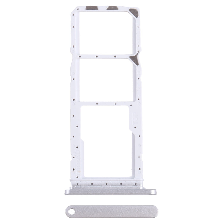 For Samsung Galaxy A05s SM-A057 Original SIM + SIM Card Tray + Micro SD Card Tray (Silver) - free shipping - PMc TechLife - Order now!