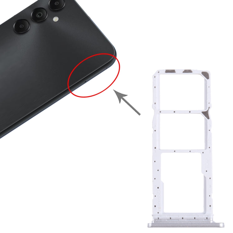 For Samsung Galaxy A05s SM-A057 Original SIM + SIM Card Tray + Micro SD Card Tray (Silver) - free shipping - PMc TechLife - Order now!