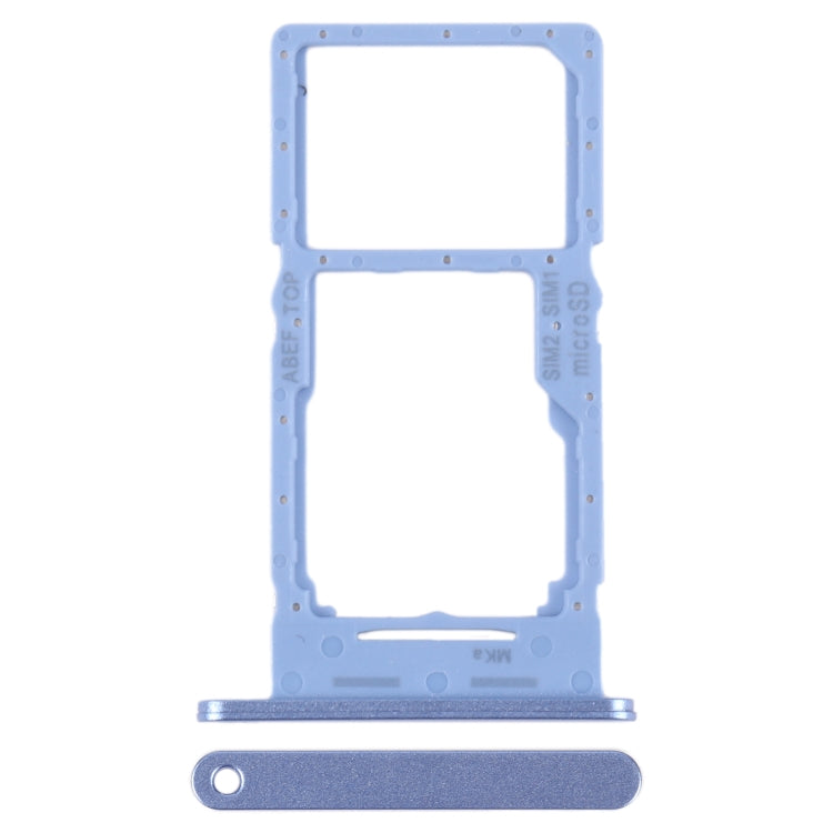 For Samsung Galaxy A25 5G SM-A256B Original SIM Card Tray + SIM Card Tray / Micro SD Card Tray (Blue) - free shipping - PMc TechLife - Order now!