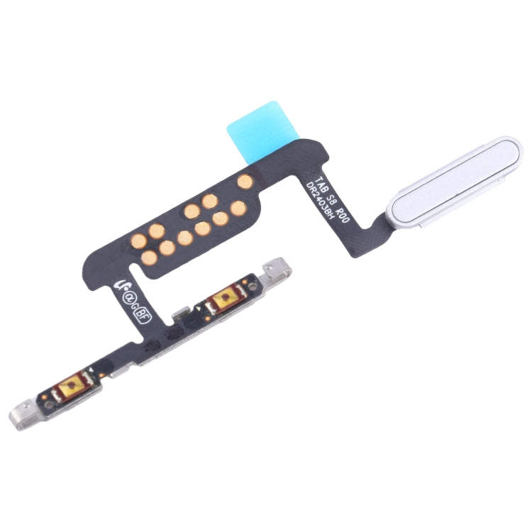 For Samsung Galaxy Tab S8 SM-X700 Original Fingerprint Sensor Flex Cable (Silver) - free shipping - PMc TechLife - Order now!