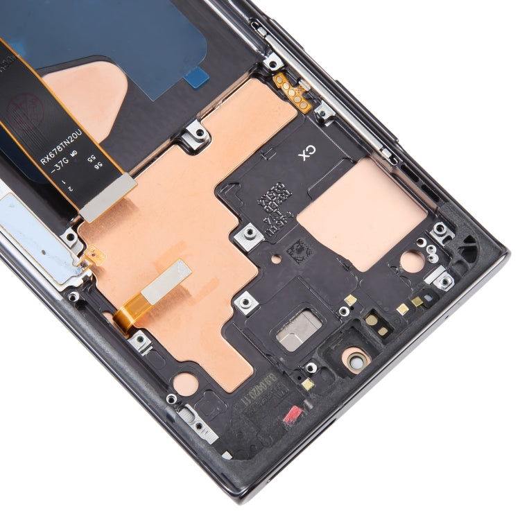 For Samsung Galaxy Note20 Ultra 5G SM-N986B 6.67 inch OLED LCD Screen Digitizer Full Assembly with Frame (Black) - free shipping - PMc TechLife - Order now!