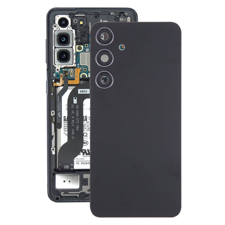 For Samsung Galaxy S24+ SM-S926B OEM Battery Back Cover with Camera Lens Cover(Black) - free shipping - PMc TechLife - Order now!