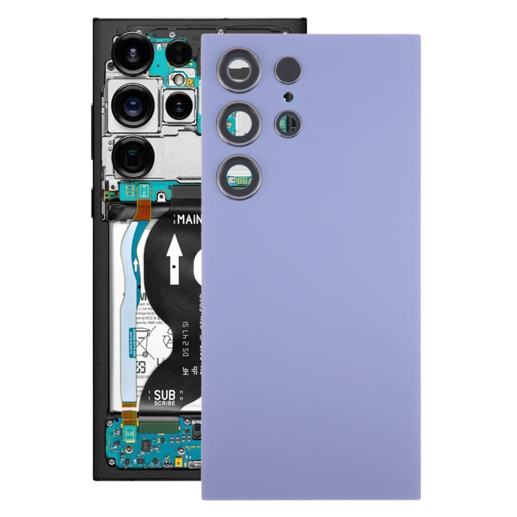 For Samsung Galaxy S24 Ultra SM-S928B OEM Battery Back Cover with Camera Lens Cover(Grey) - free shipping - PMc TechLife - Order now!