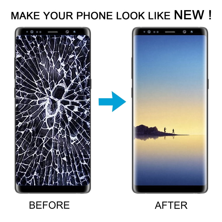 For Samsung Galaxy Note 8 SM-N950 TFT Material LCD Screen Digitizer Full Assembly with Frame (Black) - free shipping - PMc TechLife - Order now!