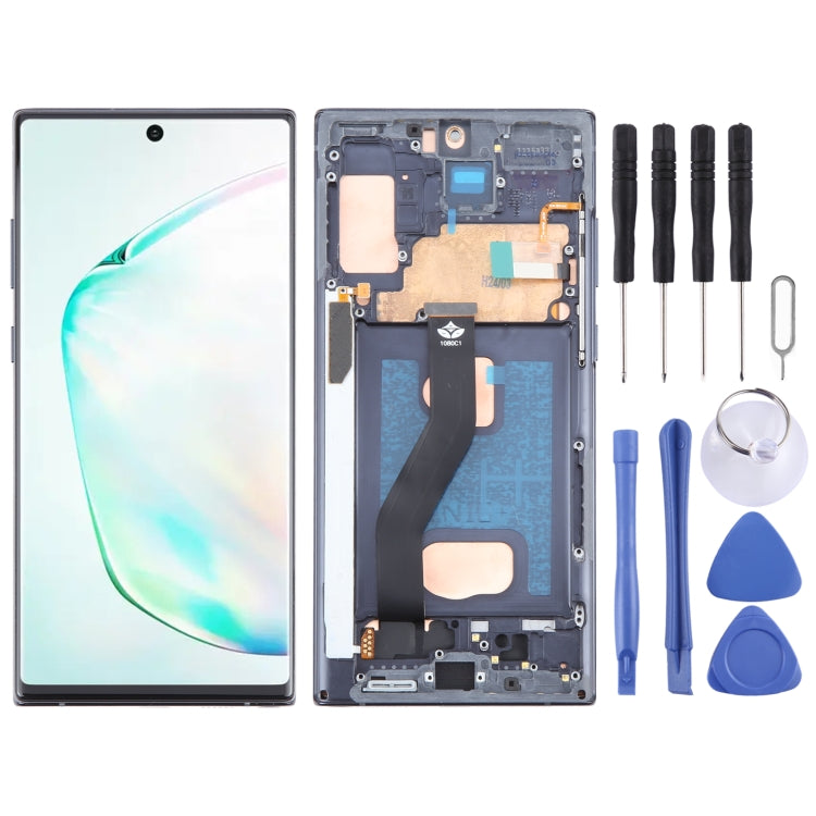 For Samsung Galaxy Note10+ SM-N975F TFT Material LCD Screen Digitizer Full Assembly with Frame, Not Supporting Fingerprint Identification (Black) - free shipping - PMc TechLife - Order now!