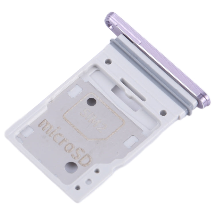For Samsung Galaxy A55 SM-A556B Original SIM Card Tray + SIM / Micro SD Card Tray (Purple) - free shipping - PMc TechLife - Order now!