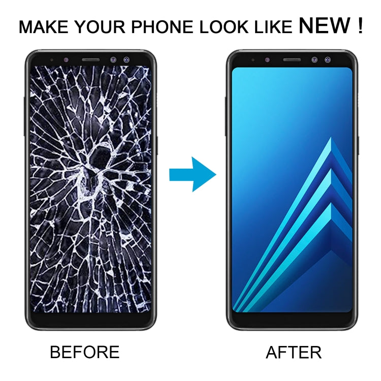 For Samsung Galaxy A8 2018 / A5 2018 SM-A530 Original LCD Screen Digitizer Full Assembly with Frame (Black) - free shipping - PMc TechLife - Order now!