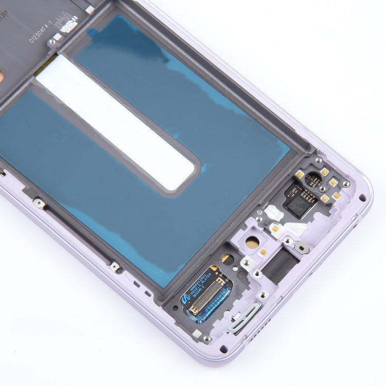 For Samsung Galaxy S21 FE 5G SM-G990B Original LCD Screen Digitizer Full Assembly with Frame (Purple) - free shipping - PMc TechLife - Order now!