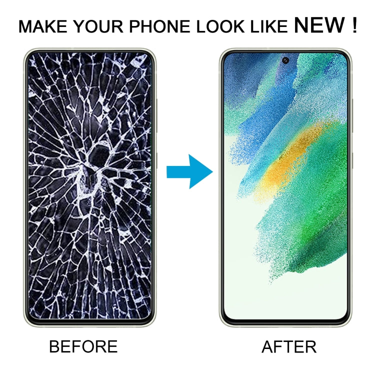 For Samsung Galaxy S21 FE 5G SM-G990B Original LCD Screen Digitizer Full Assembly with Frame (White) - free shipping - PMc TechLife - Order now!