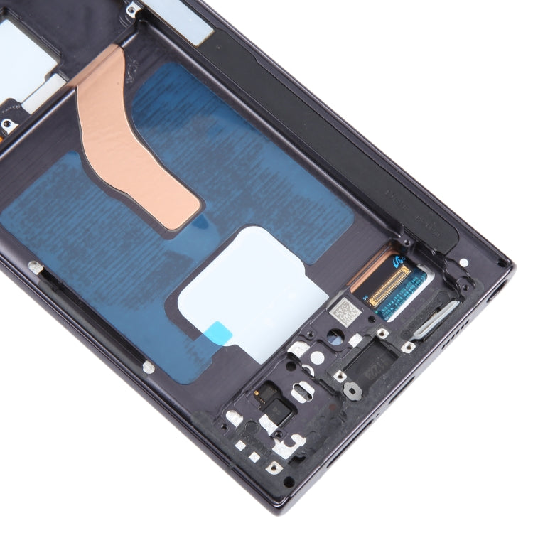 For Samsung Galaxy S22 Ultra 5G SM-S908B Original LCD Screen Digitizer Full Assembly with Frame (Black) - free shipping - PMC TechLife - Order now!